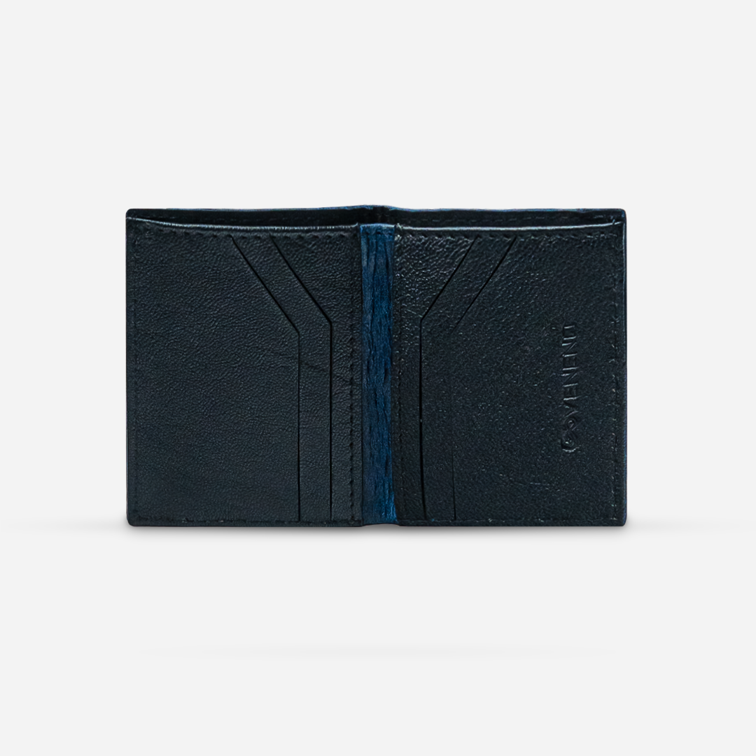 Cartera Compacta "The TIE" - Deep Blue