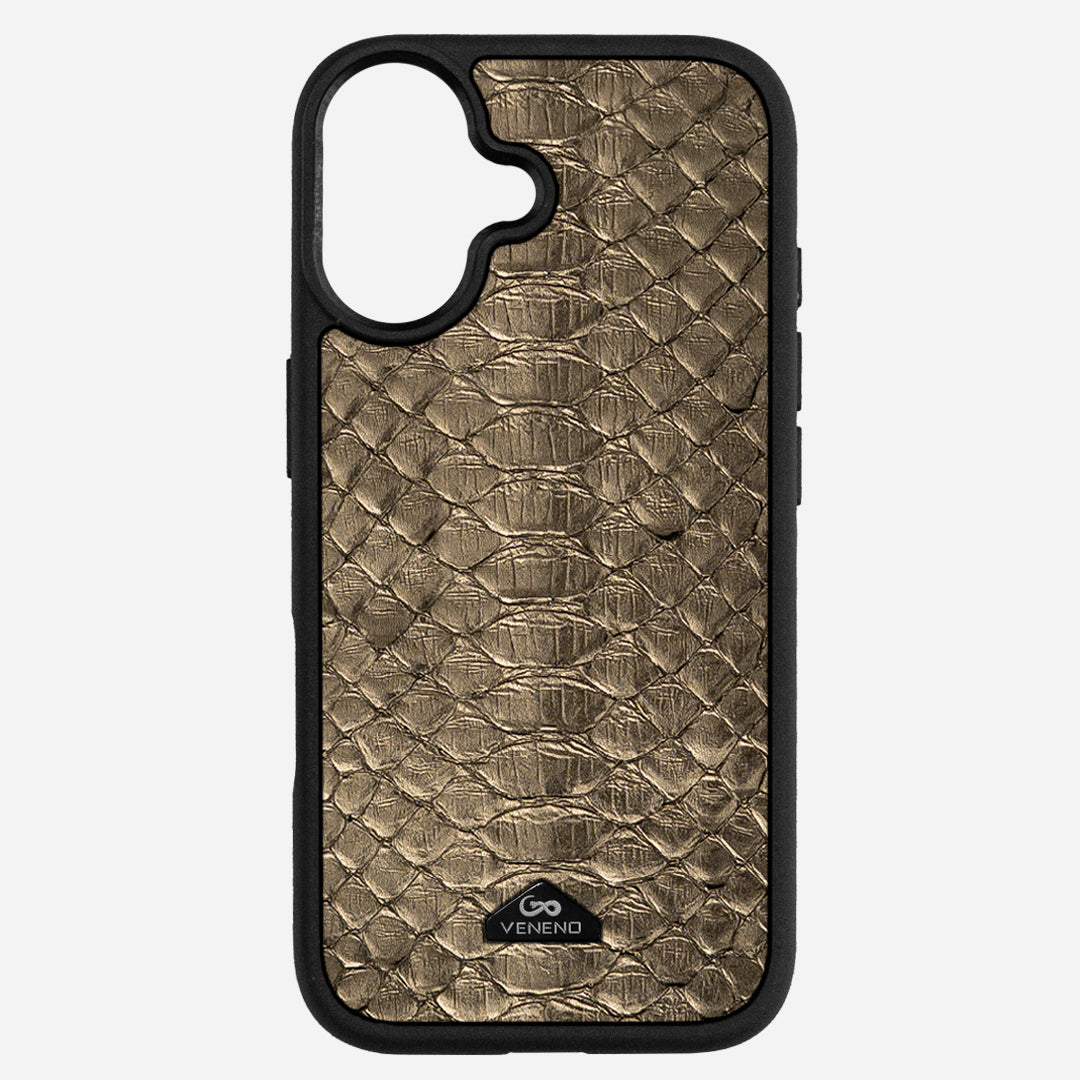 Funda iPhone 17 Python Sahara Gold