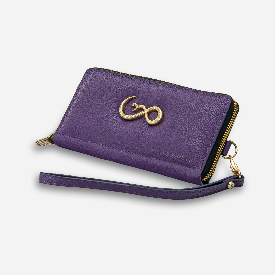 Cartera Larga "The Glam"  Grape