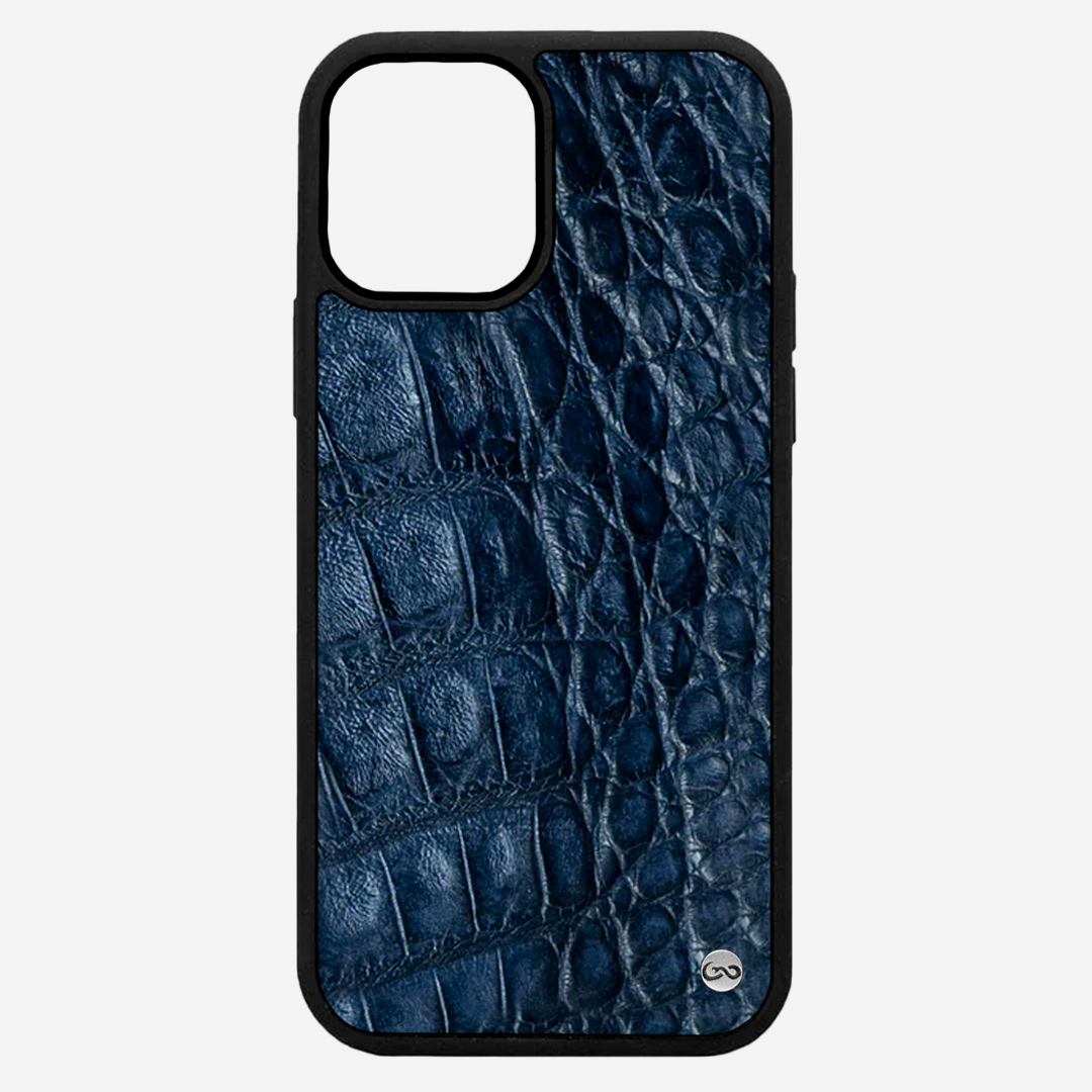 Funda iPhone 11 Pro Billionaire Croc Navy Blue