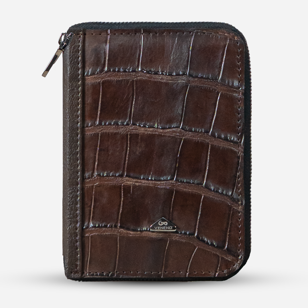 Funda Pasaporte Familiar "Il Protettore" Billionaire Croc Brown