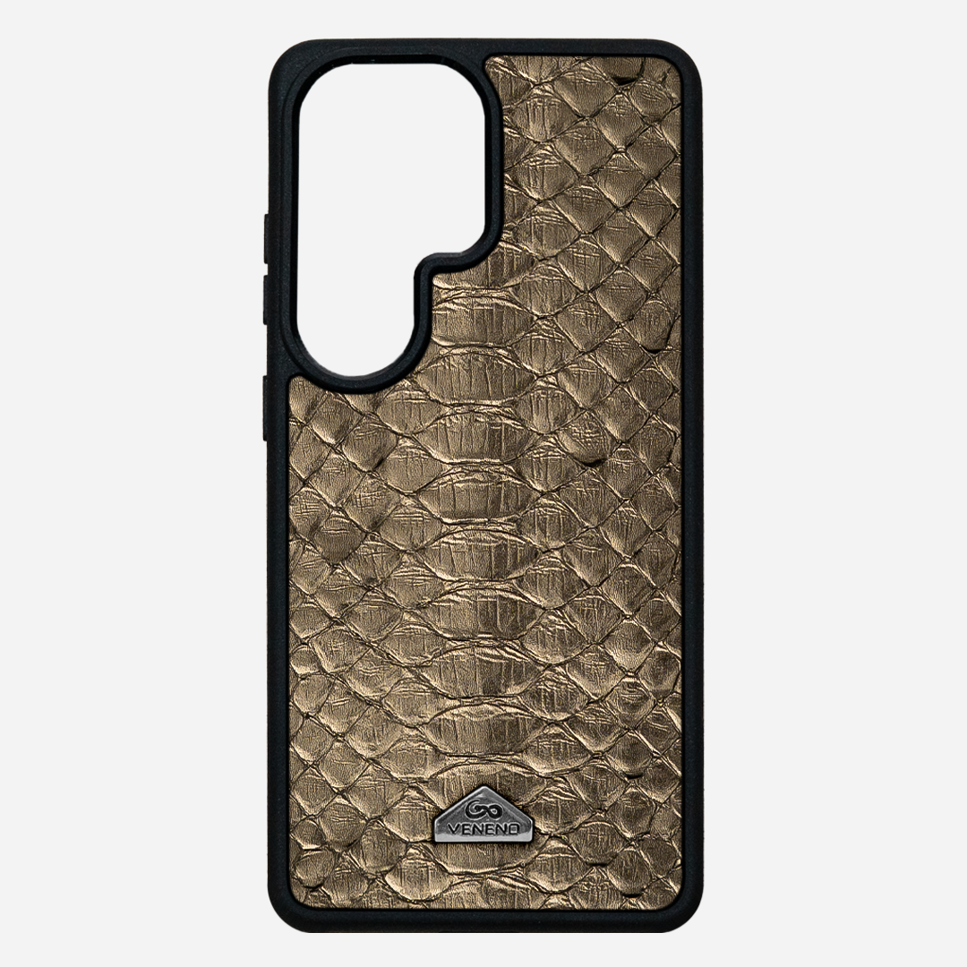 Funda S26 Ultra Illuminati Python Sahara Gold