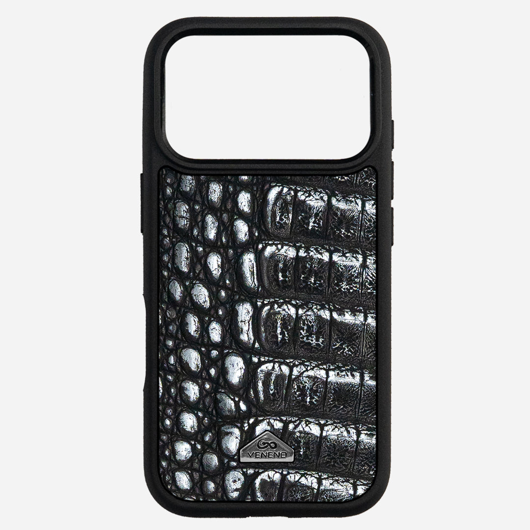 Funda iPhone 17 Pro Billionaire Croc Starlight
