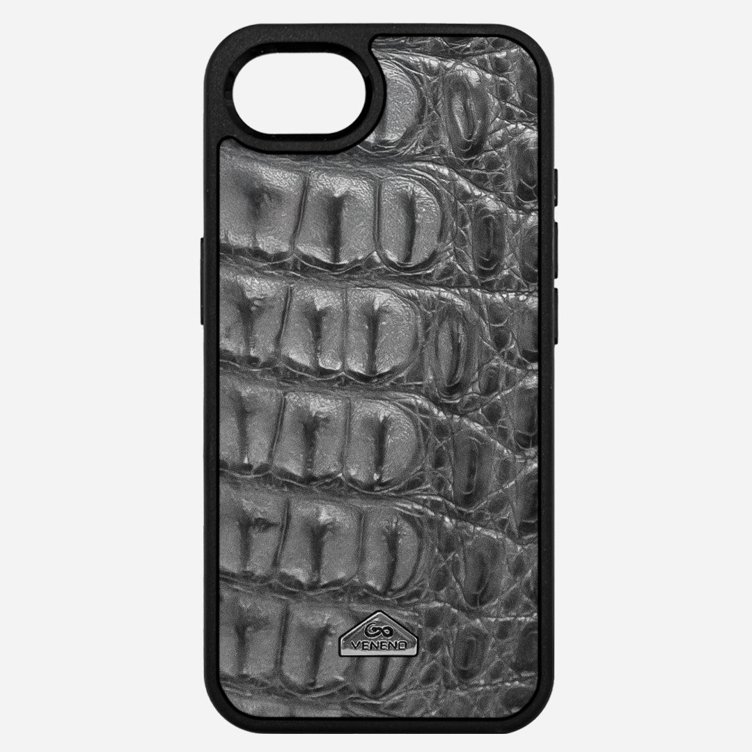 Funda iPhone 16e Billionaire Croc Gray