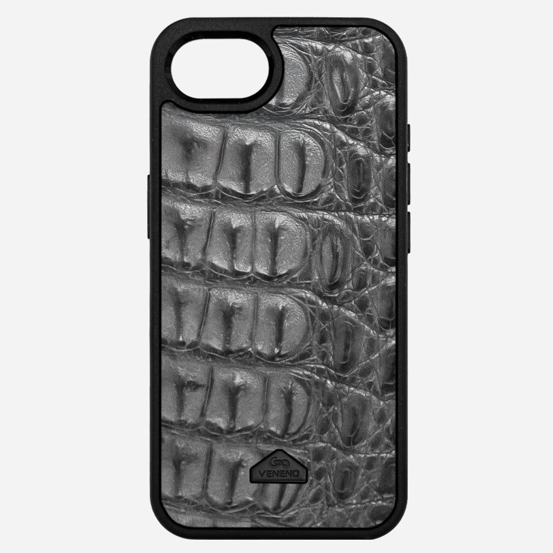 Funda iPhone 16e Billionaire Croc Gray