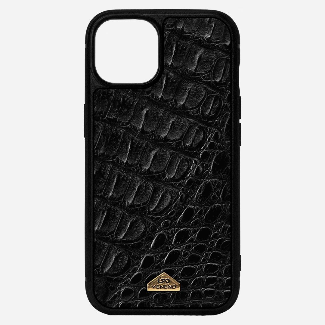 Funda iPhone 15 Illuminati Billionaire Croc Black