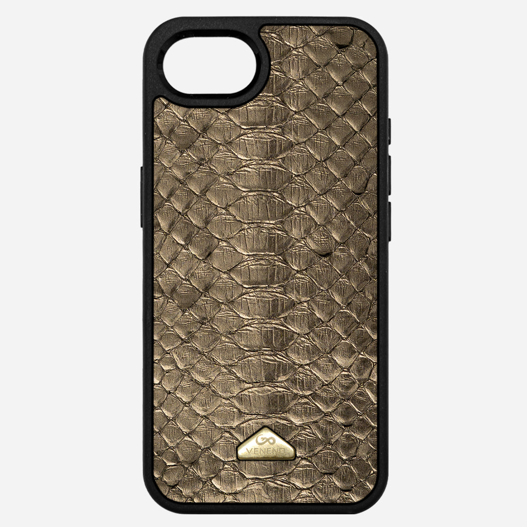 Funda iPhone 16e Python Sahara Gold