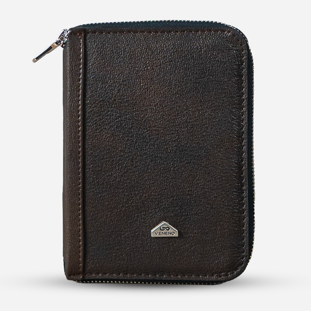 Funda Pasaporte Familiar "Il Protettore" Deep Brown