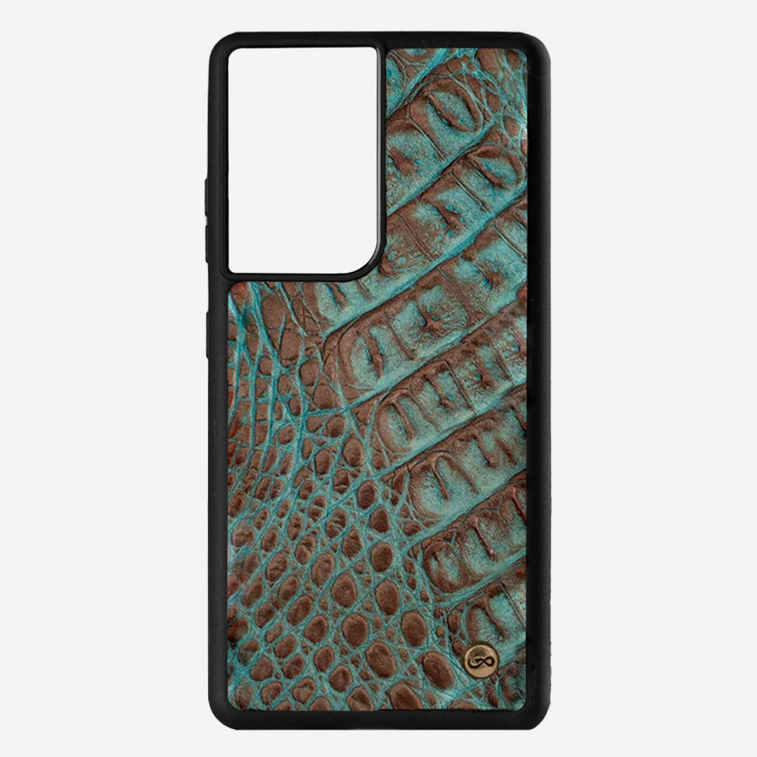 Funda S21Ultra  Billionaire Croc Vintage Mint