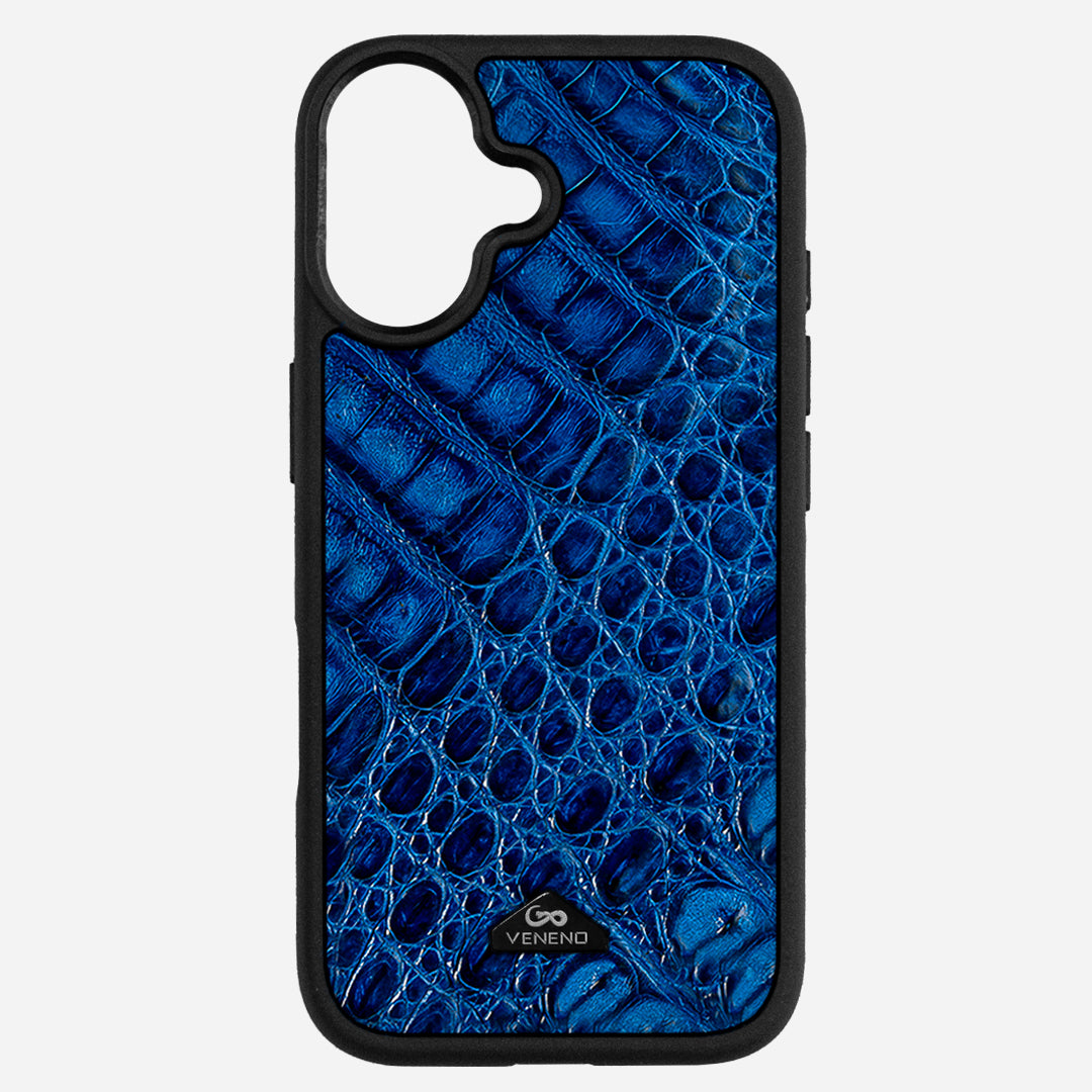 Funda iPhone 17 Billionaire Croc Royal Blue
