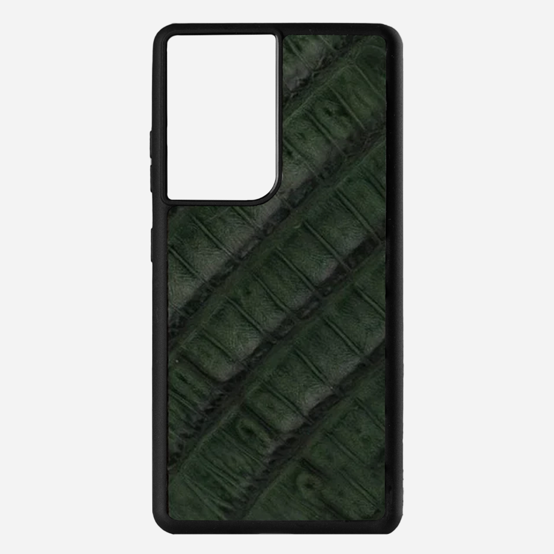 Funda S21Ultra Billionaire Croc Green