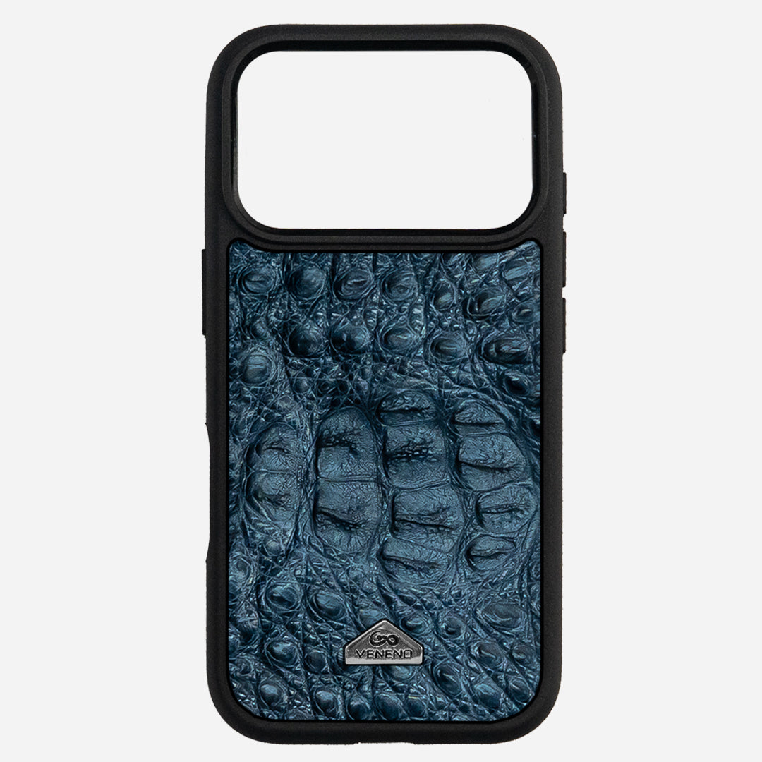 Funda iPhone 17 Pro Phantom Croc Nox