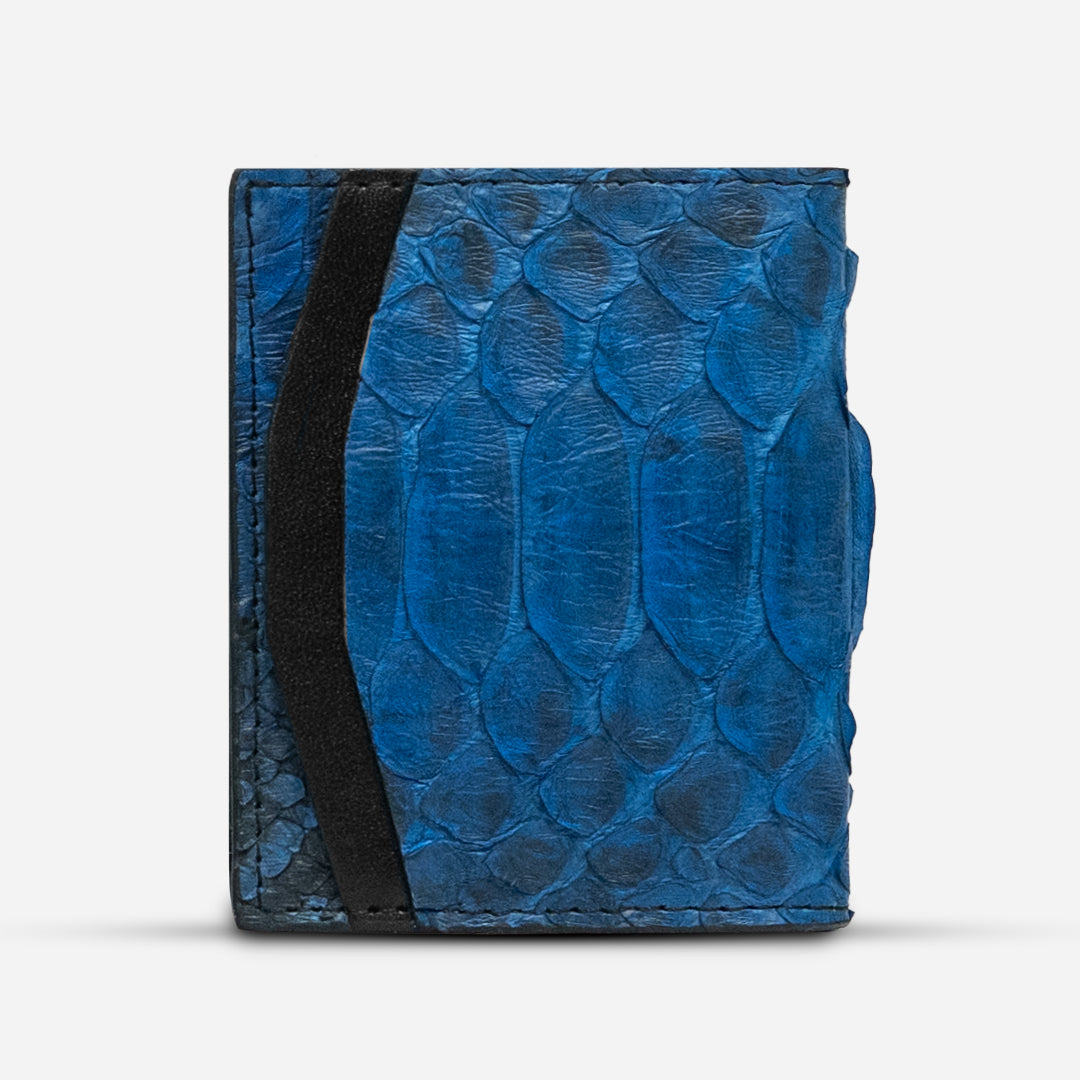 Cartera Compacta "The TIE" Python Space Blue
