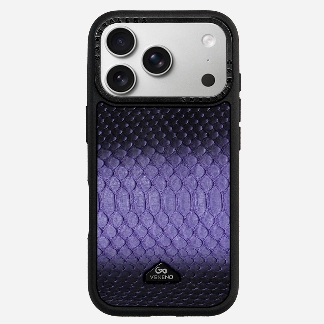 Funda iPhone 17 Pro Python Iris Bloom