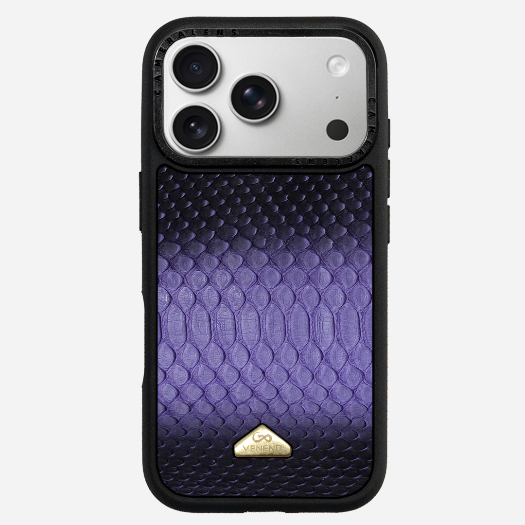 Funda iPhone 17 Pro Max Python Iris Bloom