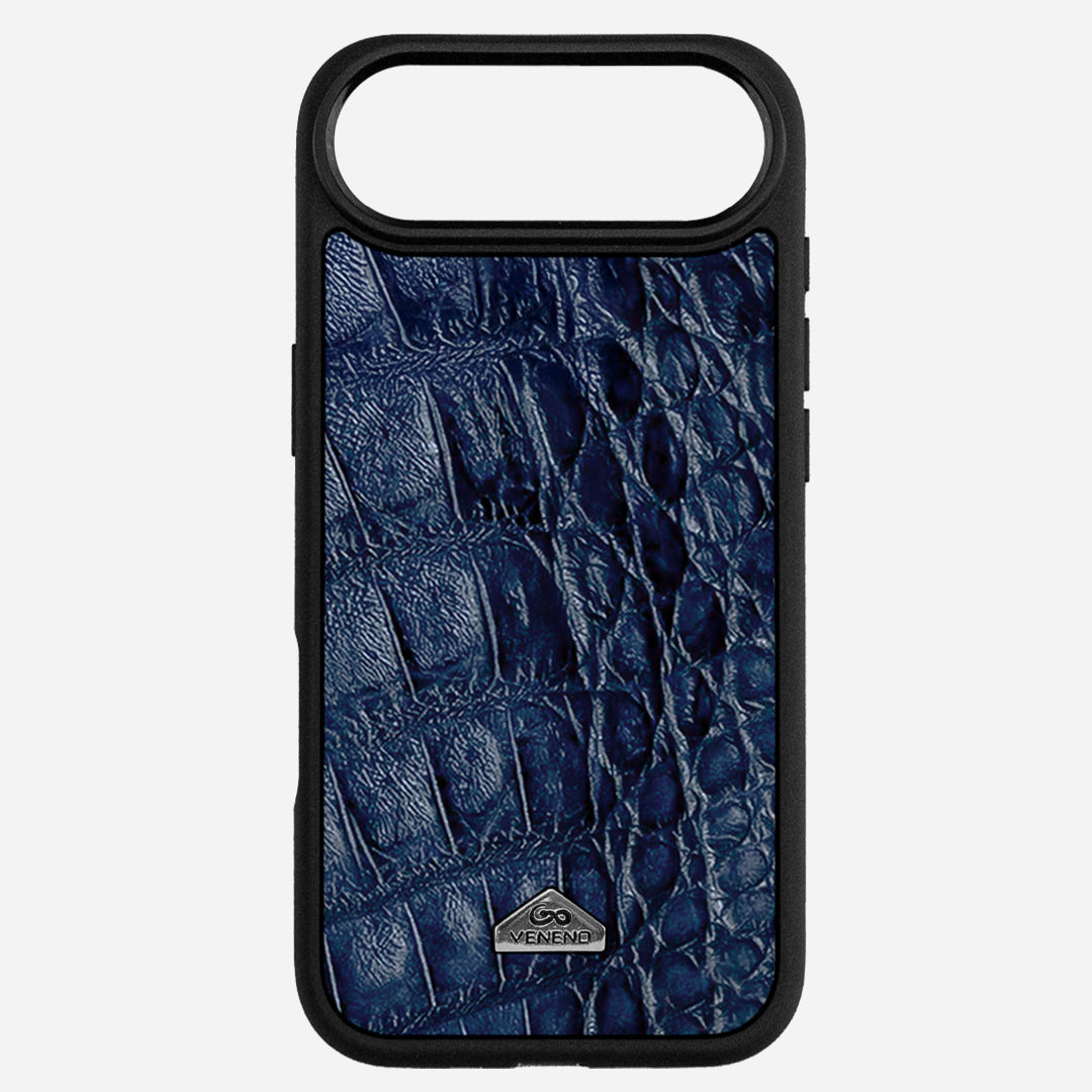 Funda iPhone 17 Air Billionaire Croc Navy Blue