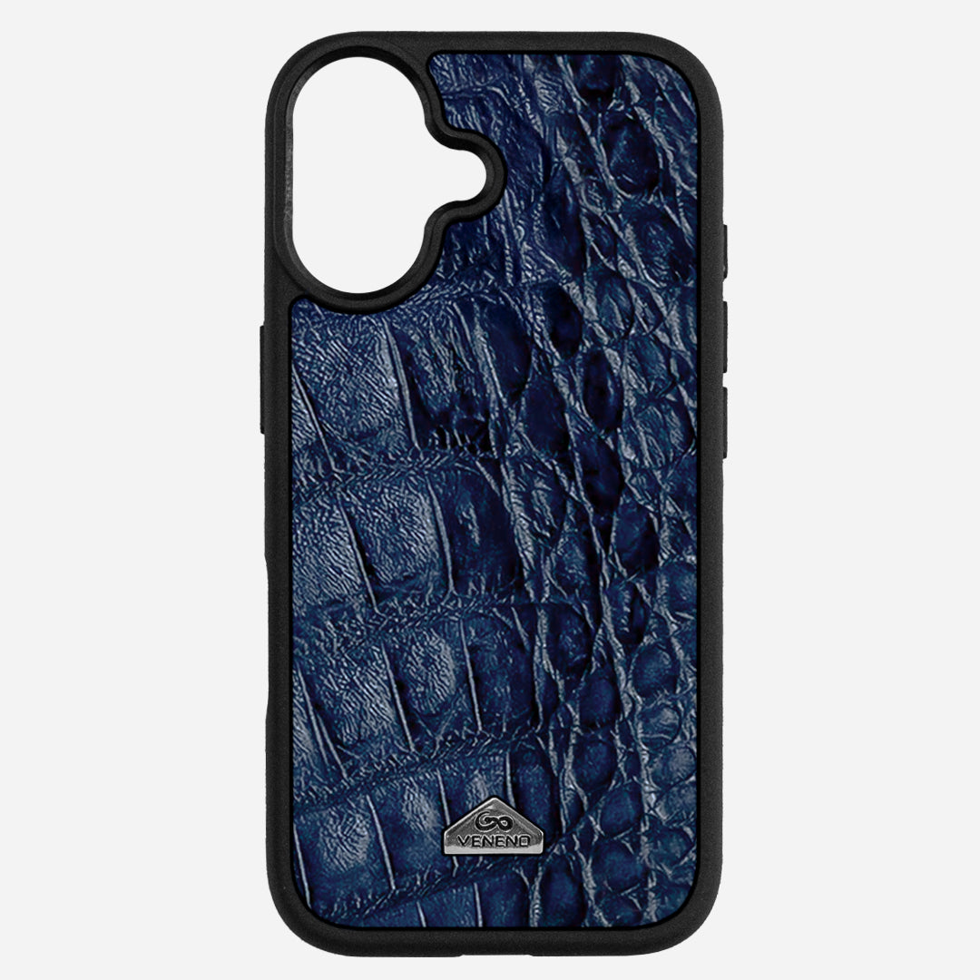 Funda iPhone 17 Billionaire Croc Navy Blue