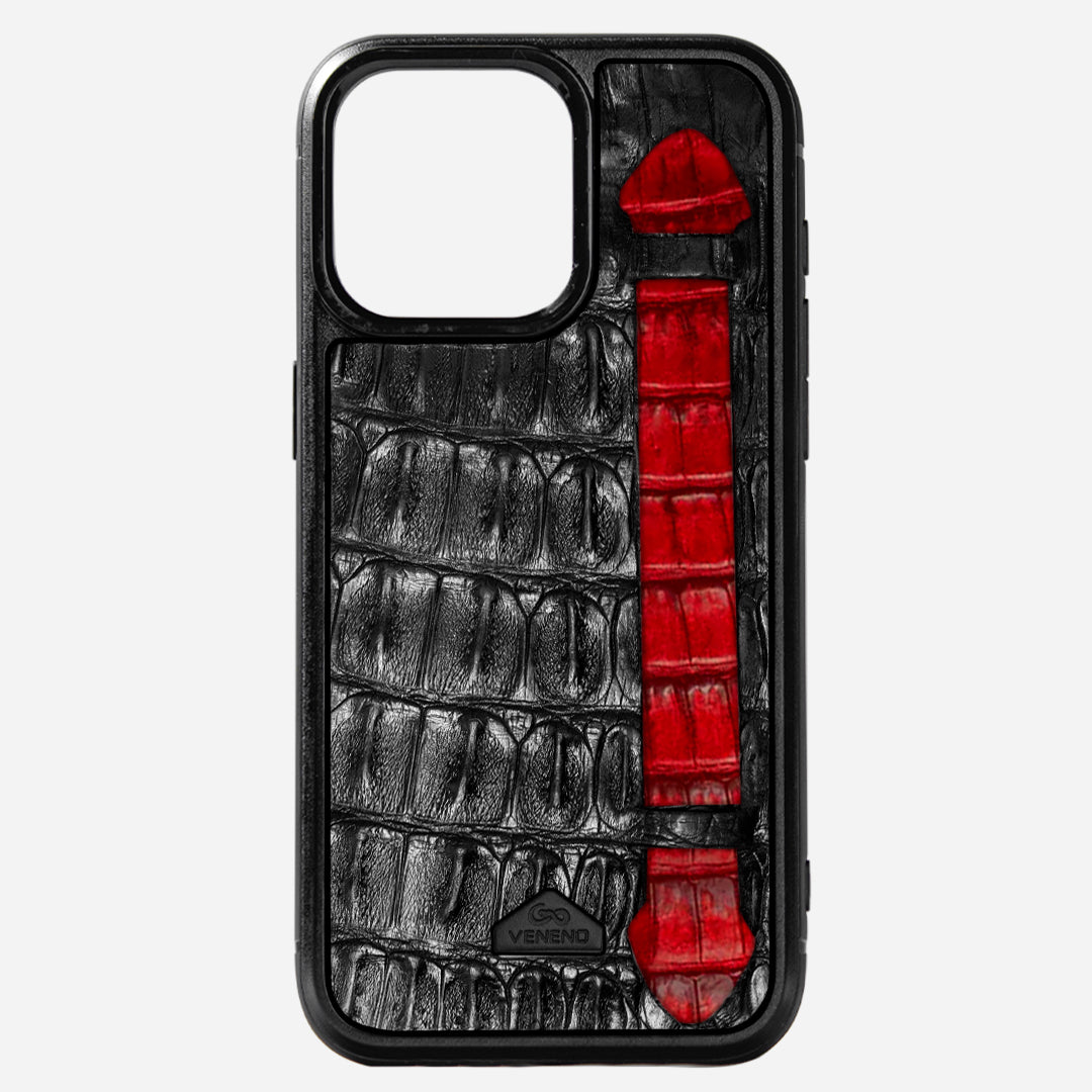 Funda iPhone 15 Pro Max - StrapX Cherry Noir