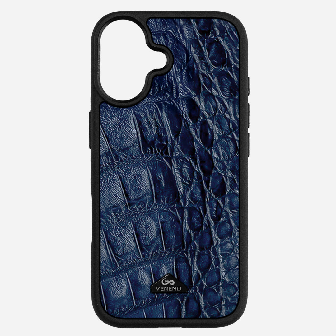 Funda iPhone 17 Billionaire Croc Navy Blue