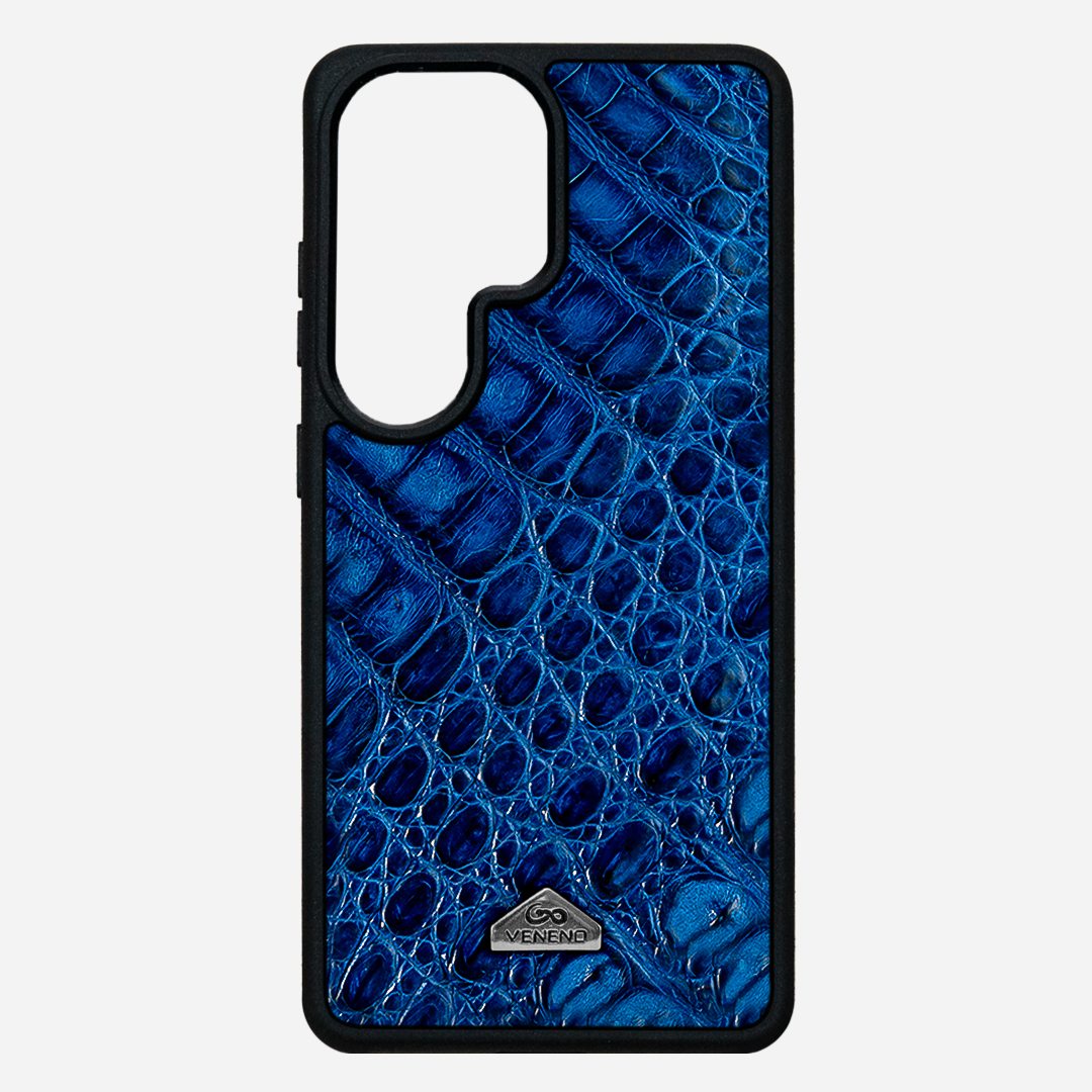 Funda S26 Ultra Illuminati Billionaire Croc Royal Blue