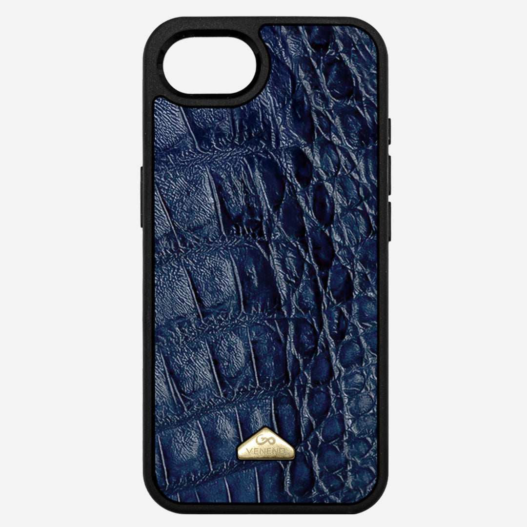 Funda iPhone 16e Billionaire Croc Navy Blue