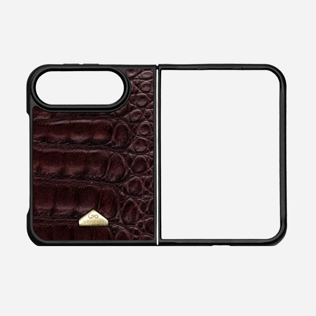Funda iPhone Duo Billionaire Croc Merlot