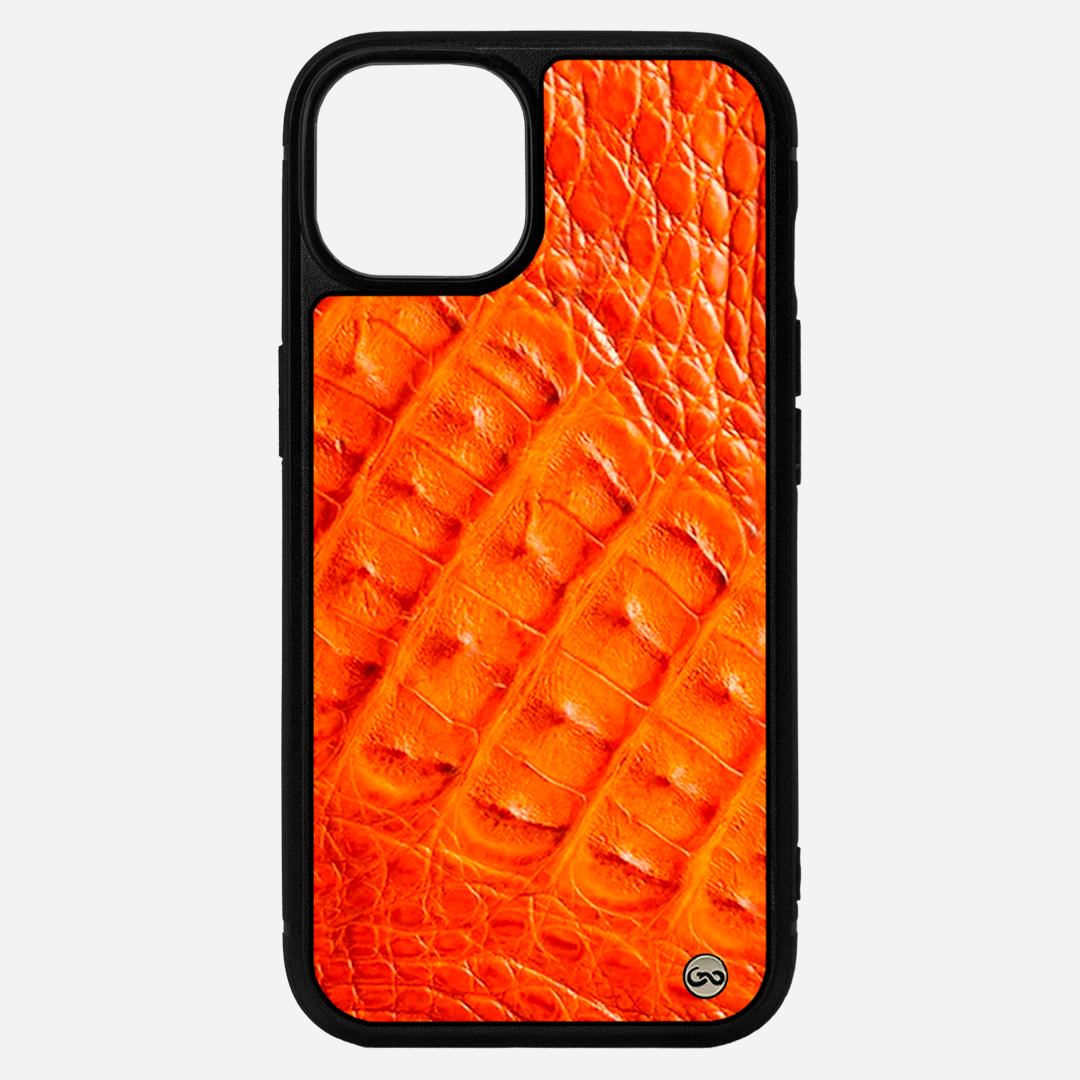 Funda iPhone 14 Billionaire Croc Orange Sunset