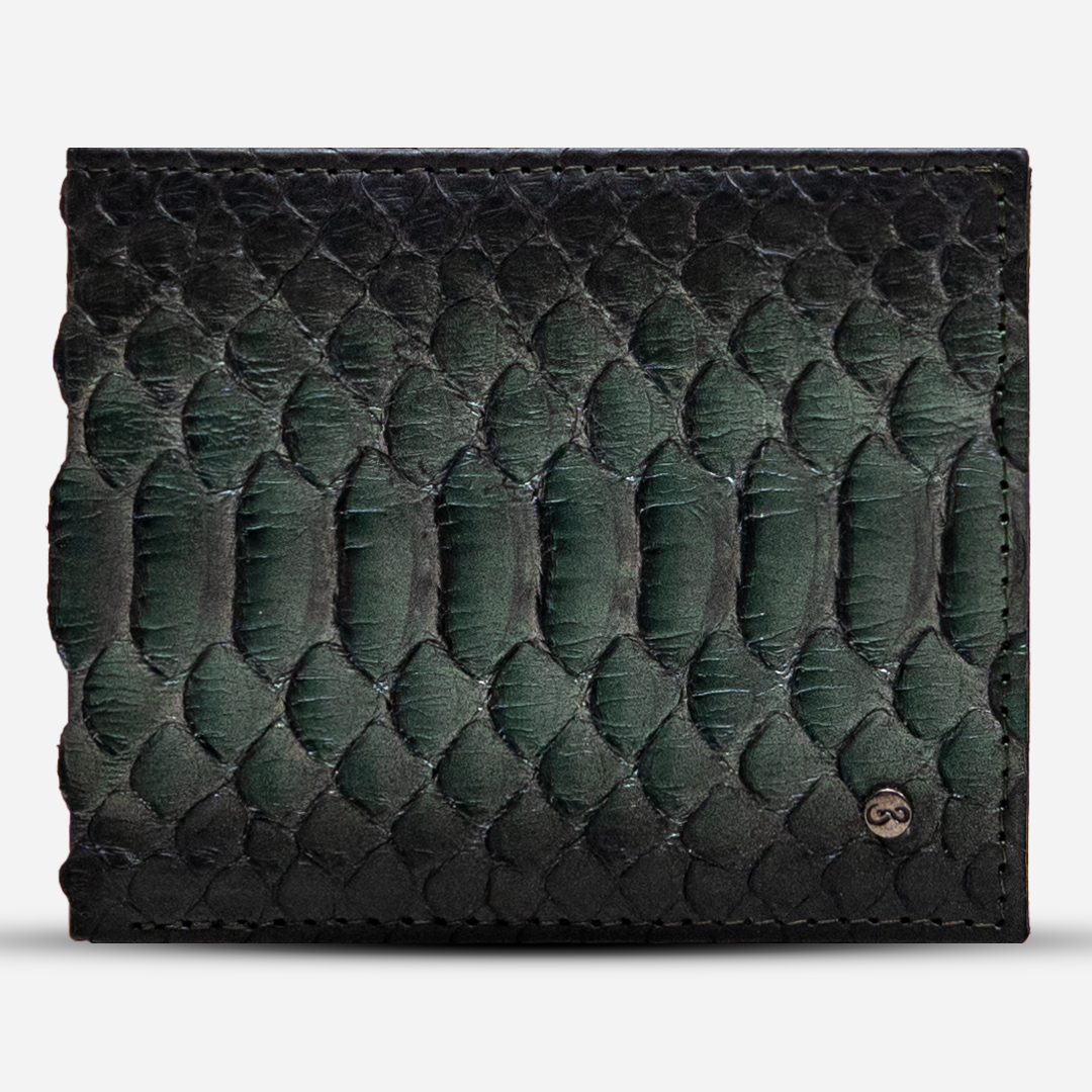 Cartera Grande "The Ambassador" - Python Obsidian