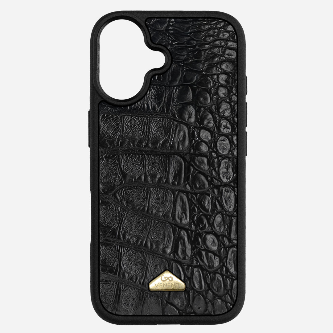 Funda iPhone 17 Billionaire Croc Black