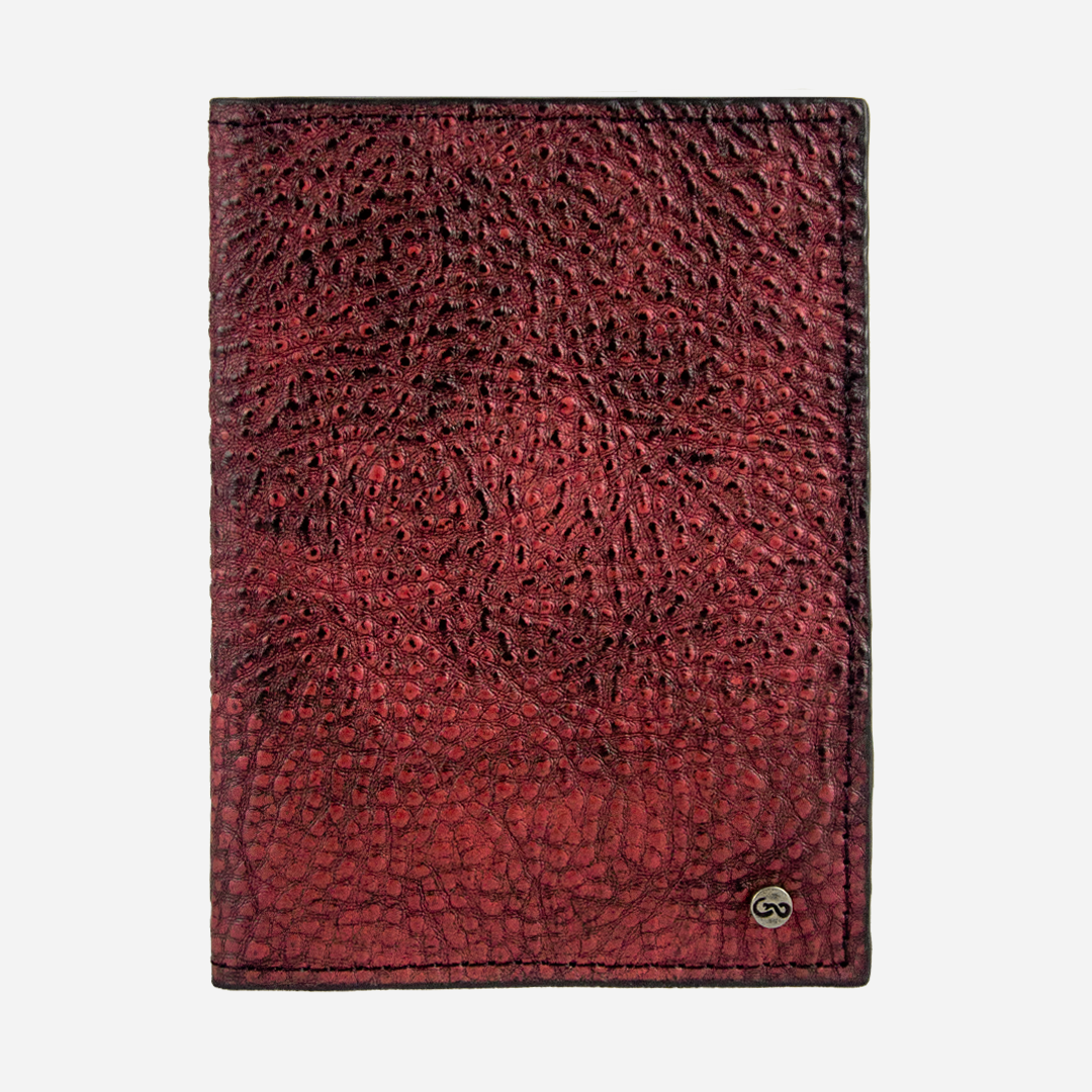 Funda Pasaporte "Il commendatore" Red Lava