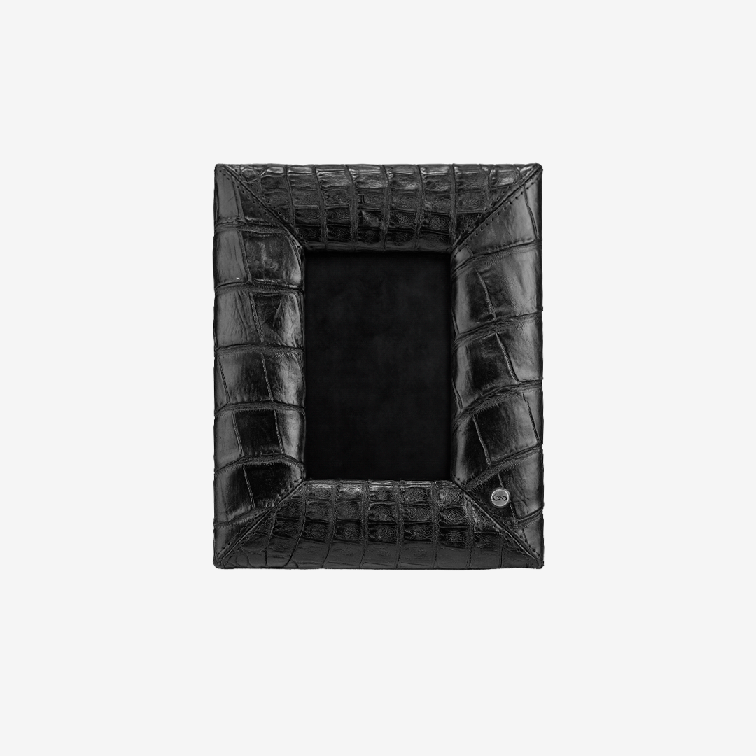 PortaRetrato - Chico Billionaire Croc Black
