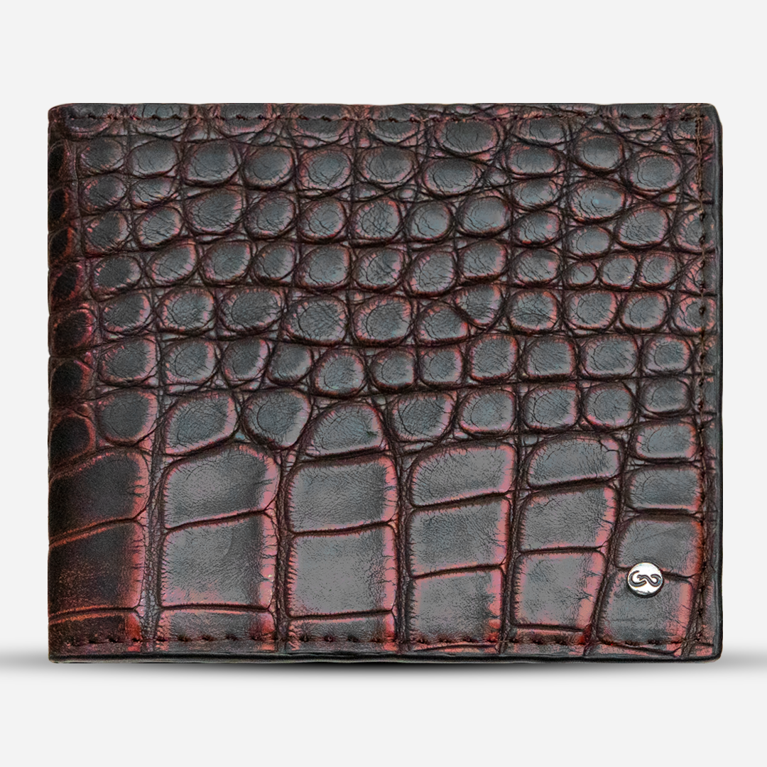 Cartera Grande "The Ambassador" -  Billionaire Croc Russet