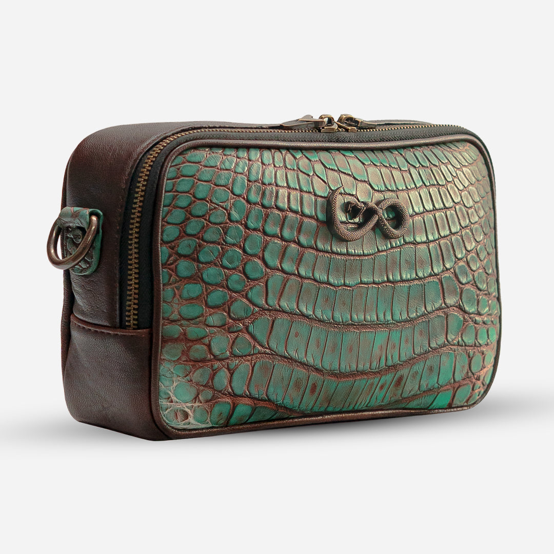 Documentera - Croc Teal Crown