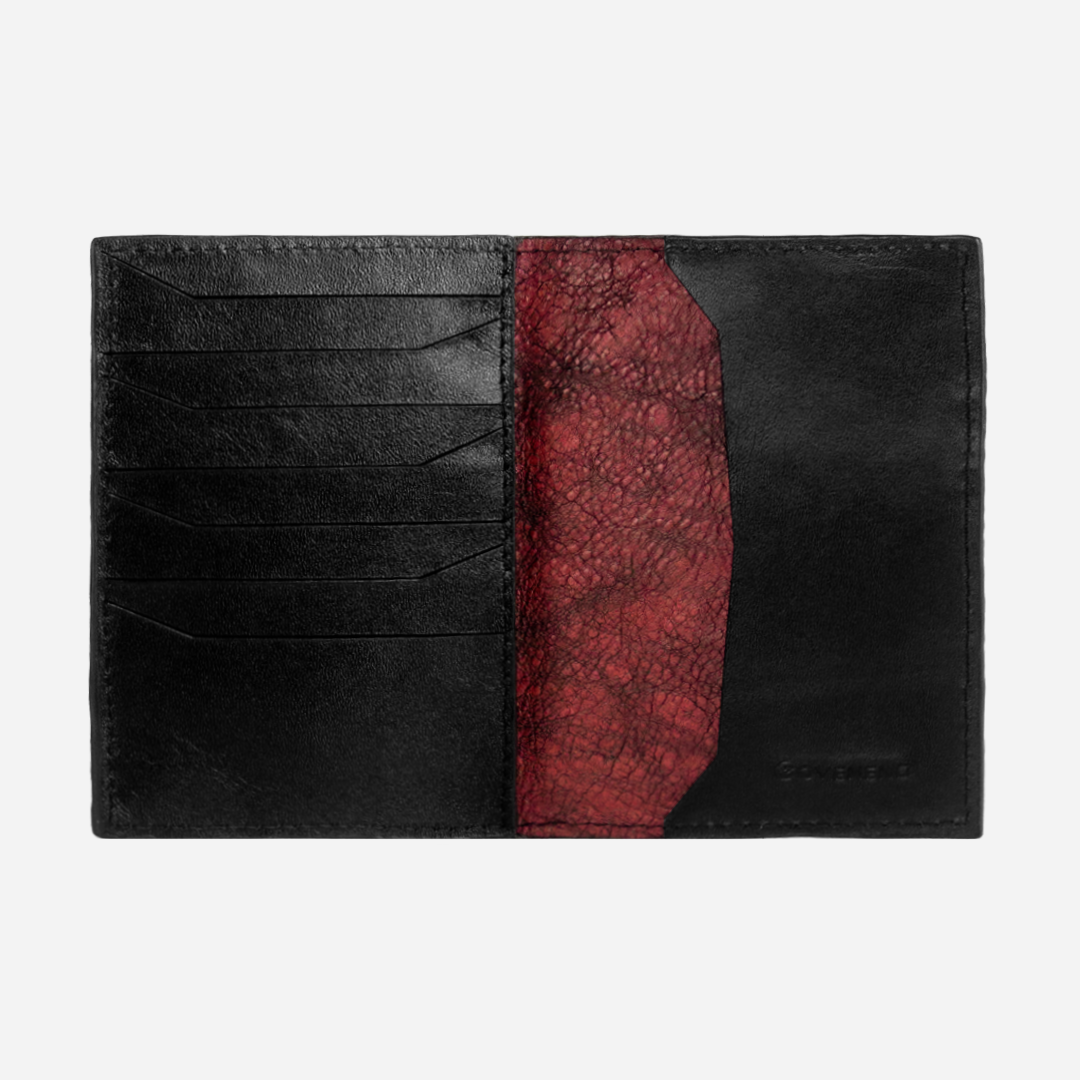 Funda Pasaporte "Il commendatore" Red Lava