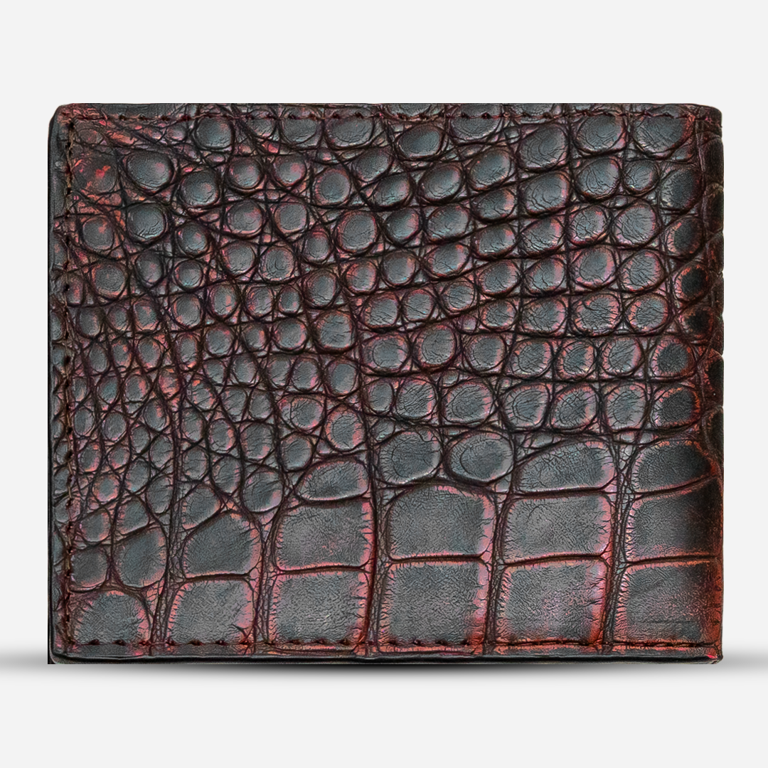 Cartera Grande "The Ambassador" -  Billionaire Croc Russet