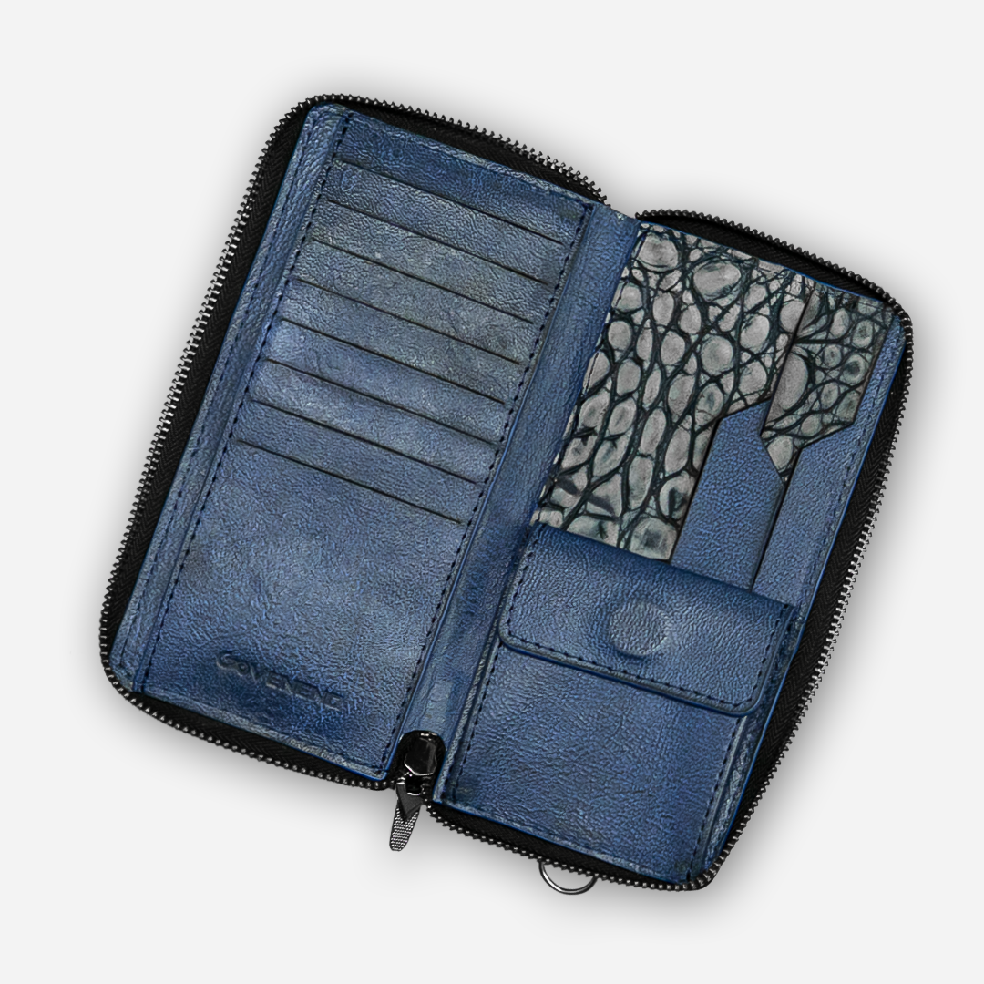 Cartera Larga "The Glam" Billionaire Croc Nebelis