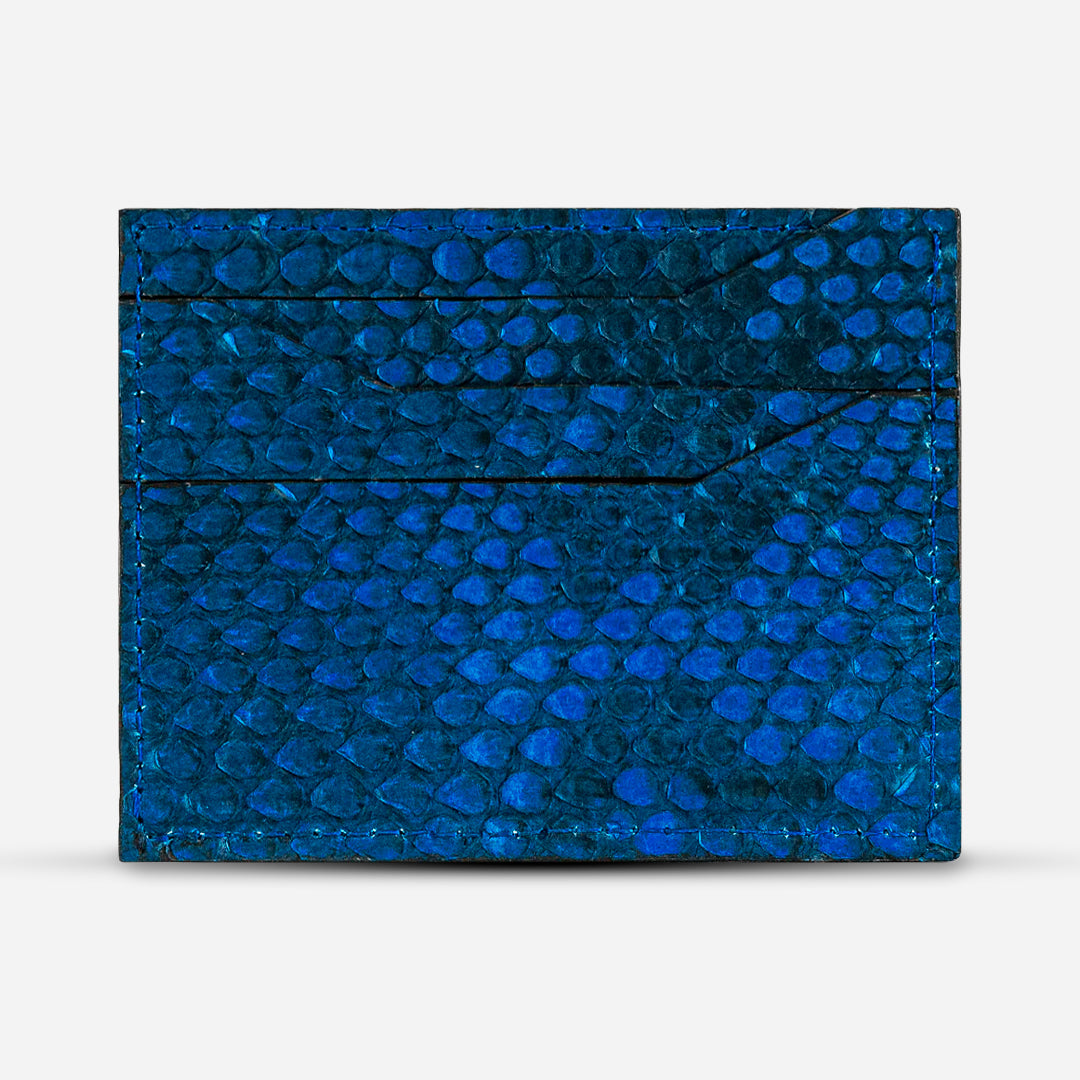 Tarjetero Horizontal "Turbo" Python Blue