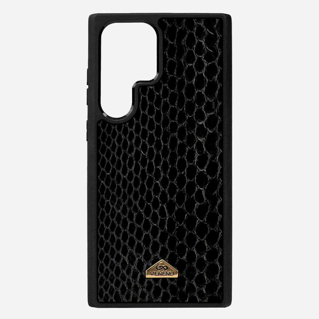 Funda S24 Ultra Illuminati Python Half Black