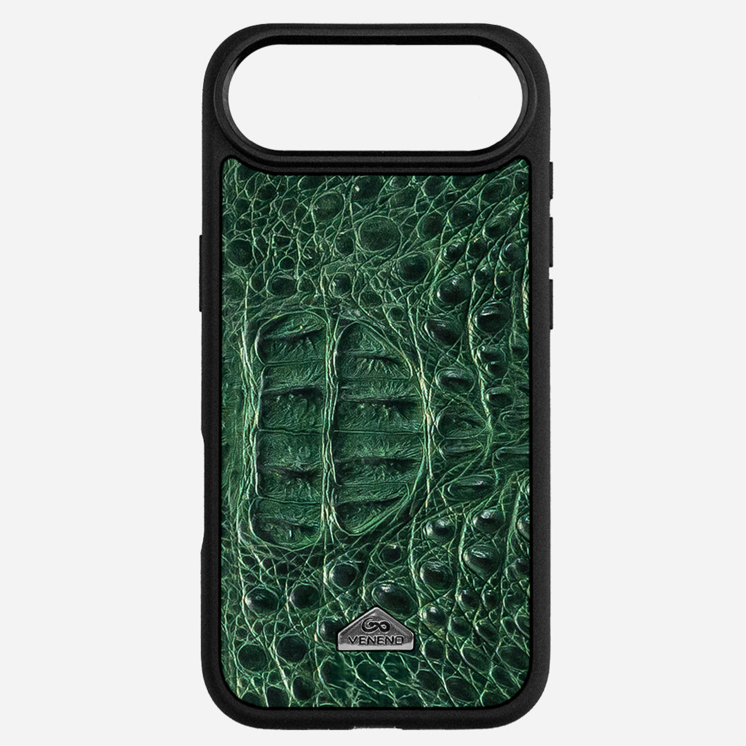 Funda iPhone 17 Air Phantom Croc Green