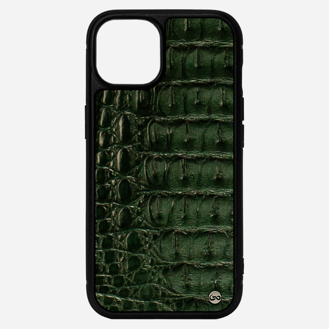 Funda iPhone 14  Billionaire Croc Green