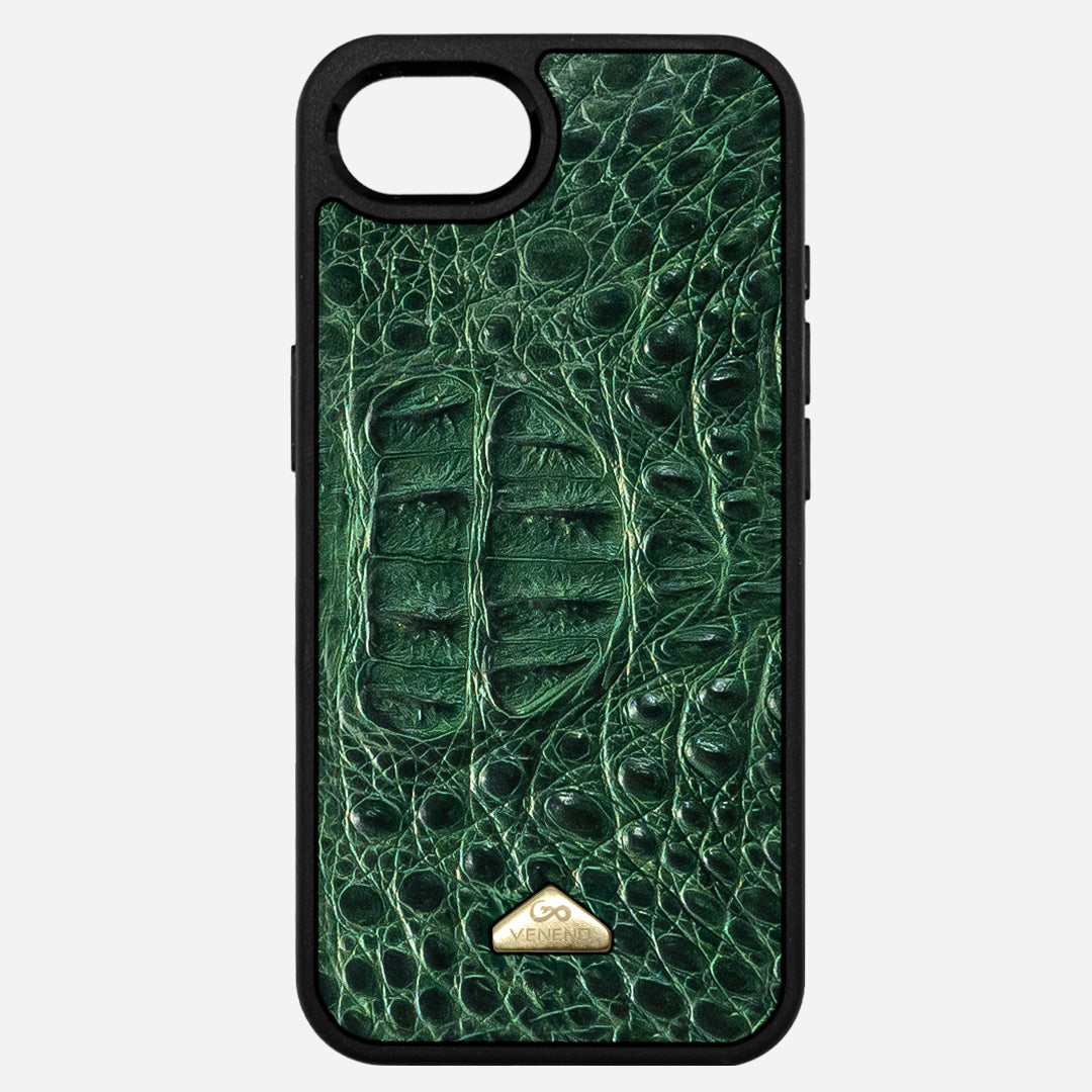 Funda iPhone 16e Phantom Croc Green