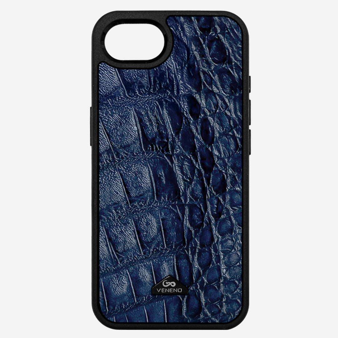 Funda iPhone 16e Billionaire Croc Navy Blue