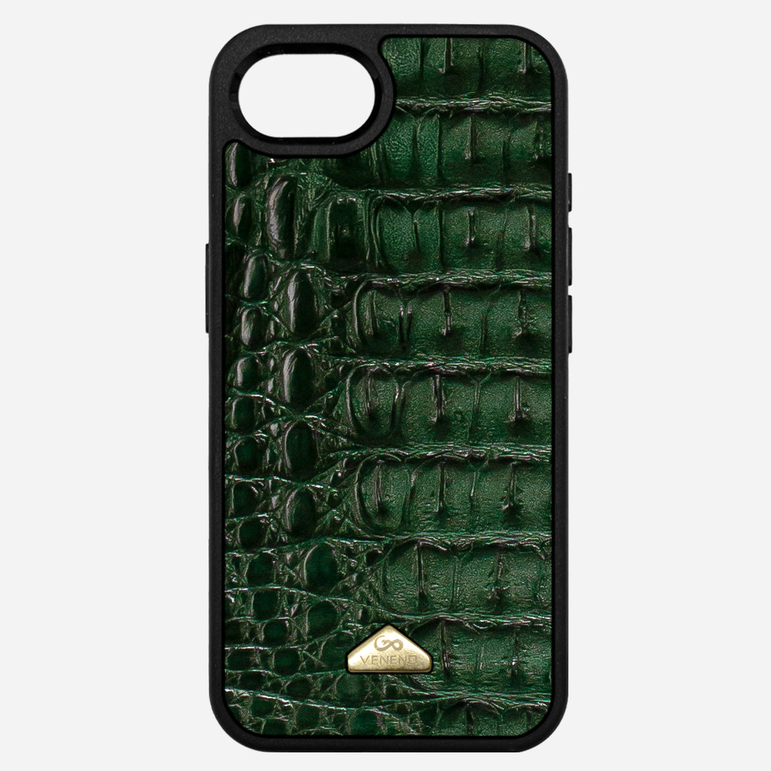 Funda iPhone 16e Billionaire Croc Green