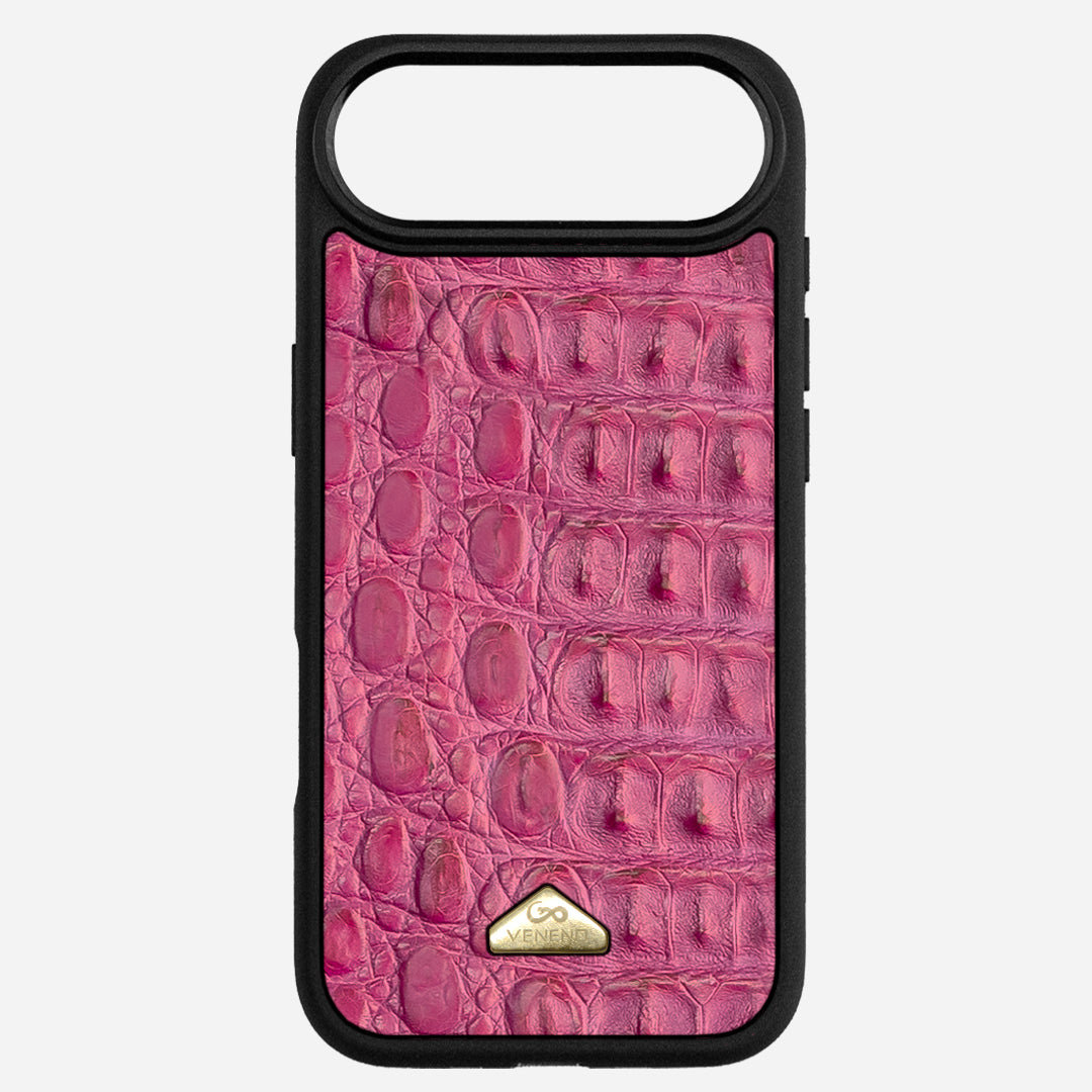 Funda iPhone 17 Air Billionaire Croc Electric Rose