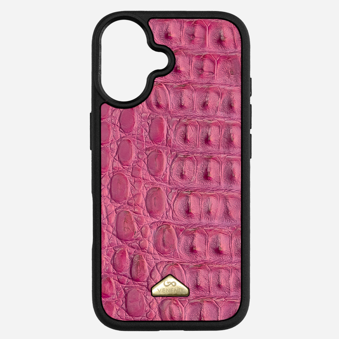 Funda iPhone 17 Billionaire Croc Electric Rose
