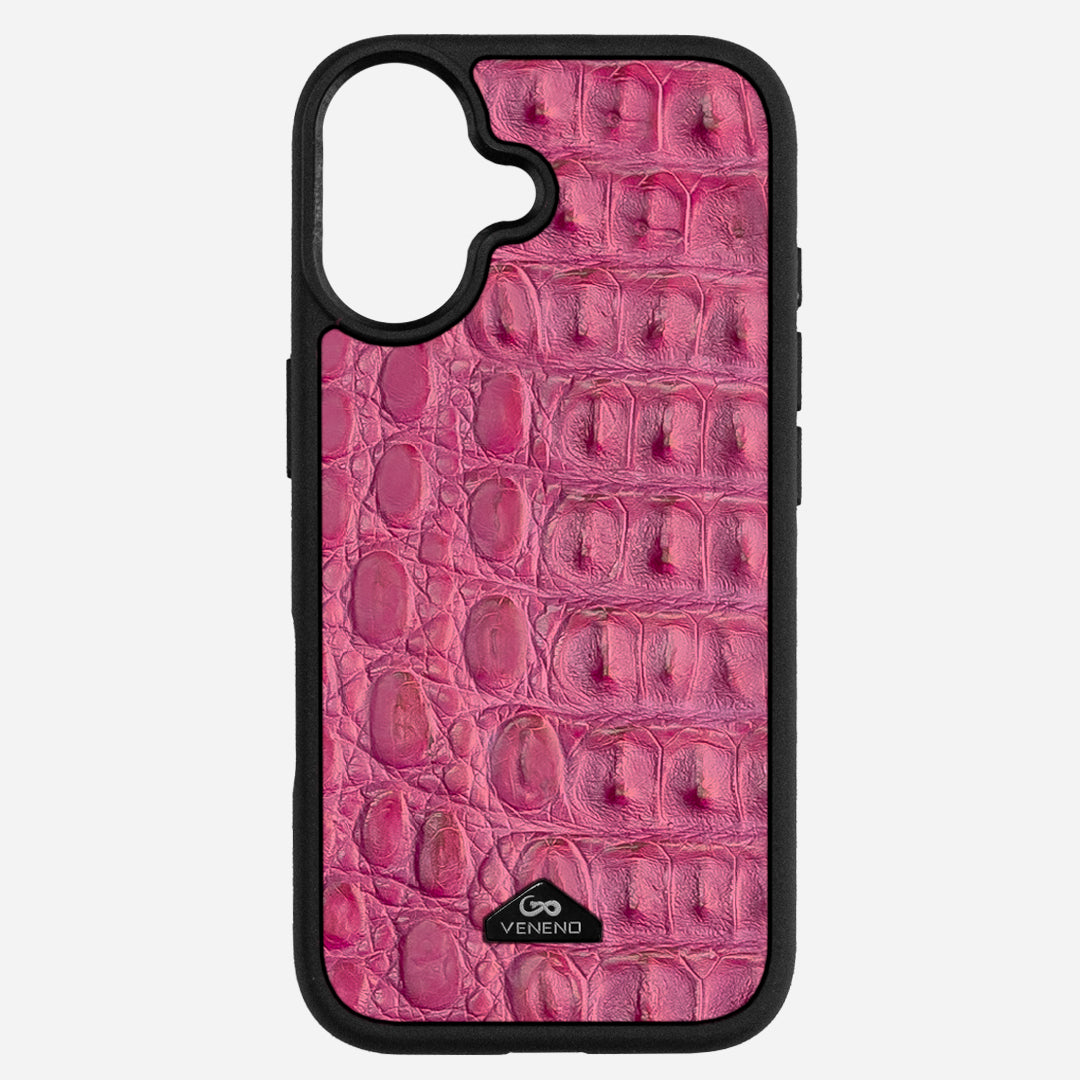 Funda iPhone 17 Billionaire Croc Electric Rose