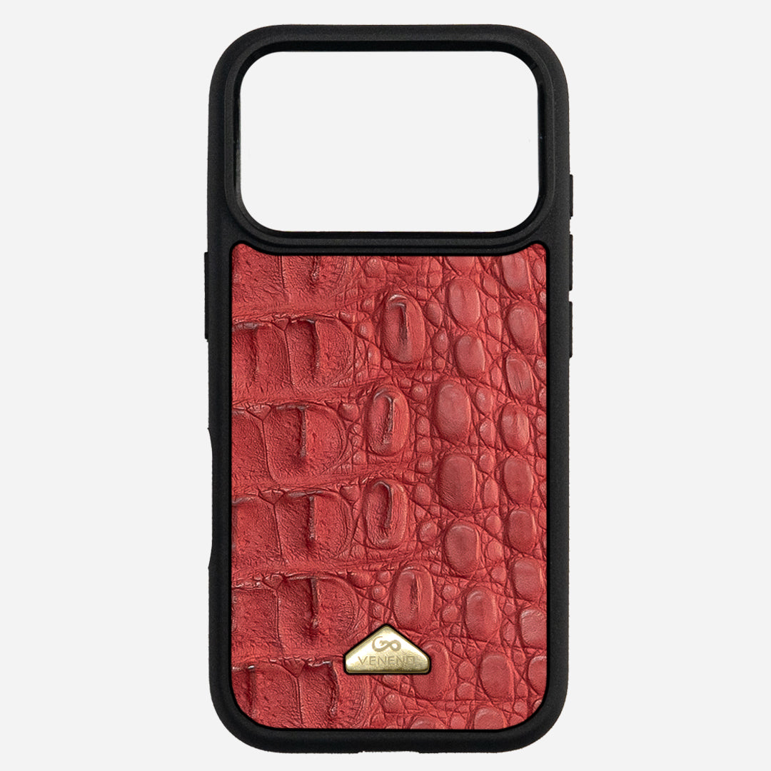 Funda iPhone 17 Pro Max Billionaire Croc Pyra