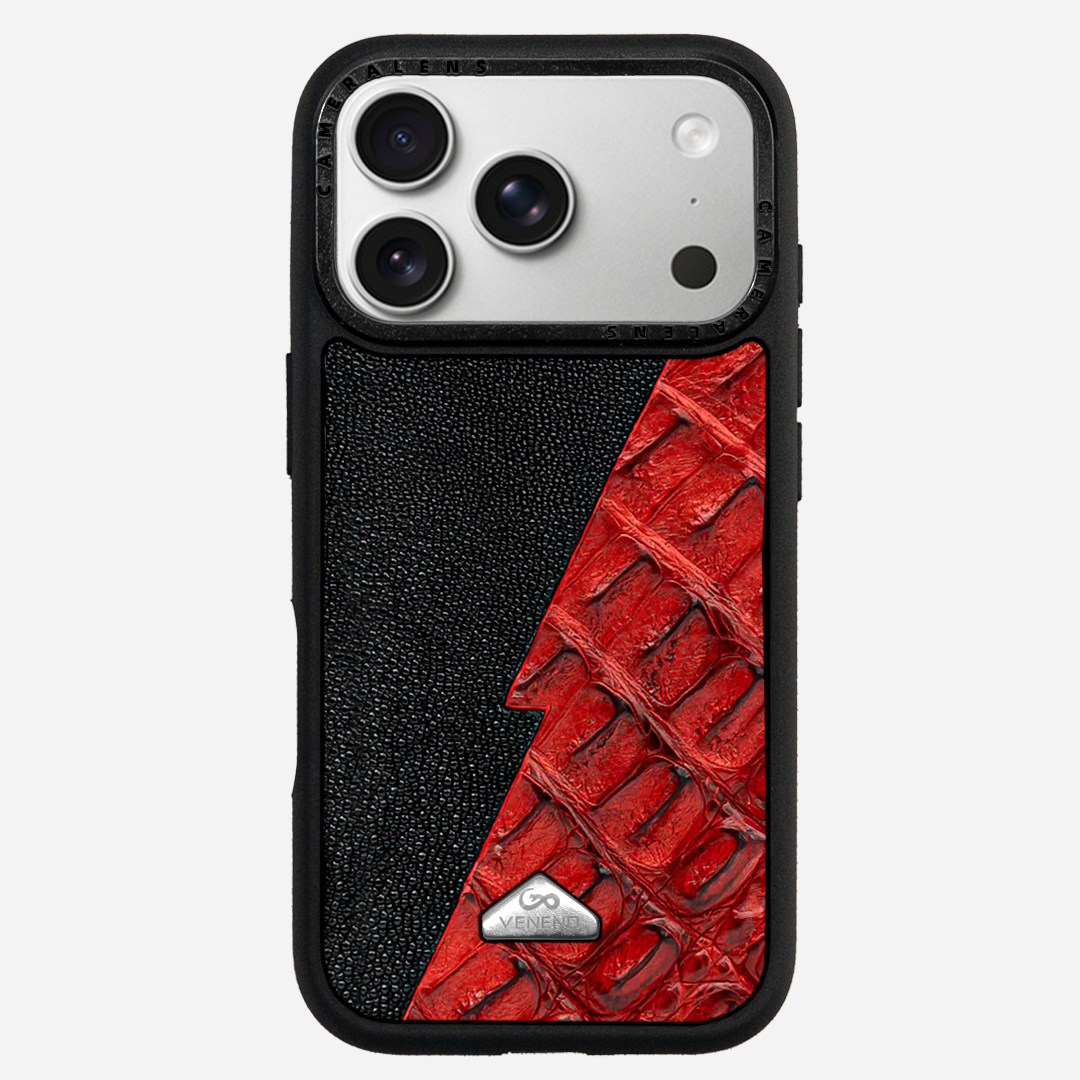 Funda iPhone 17 Pro Max Gemini Red