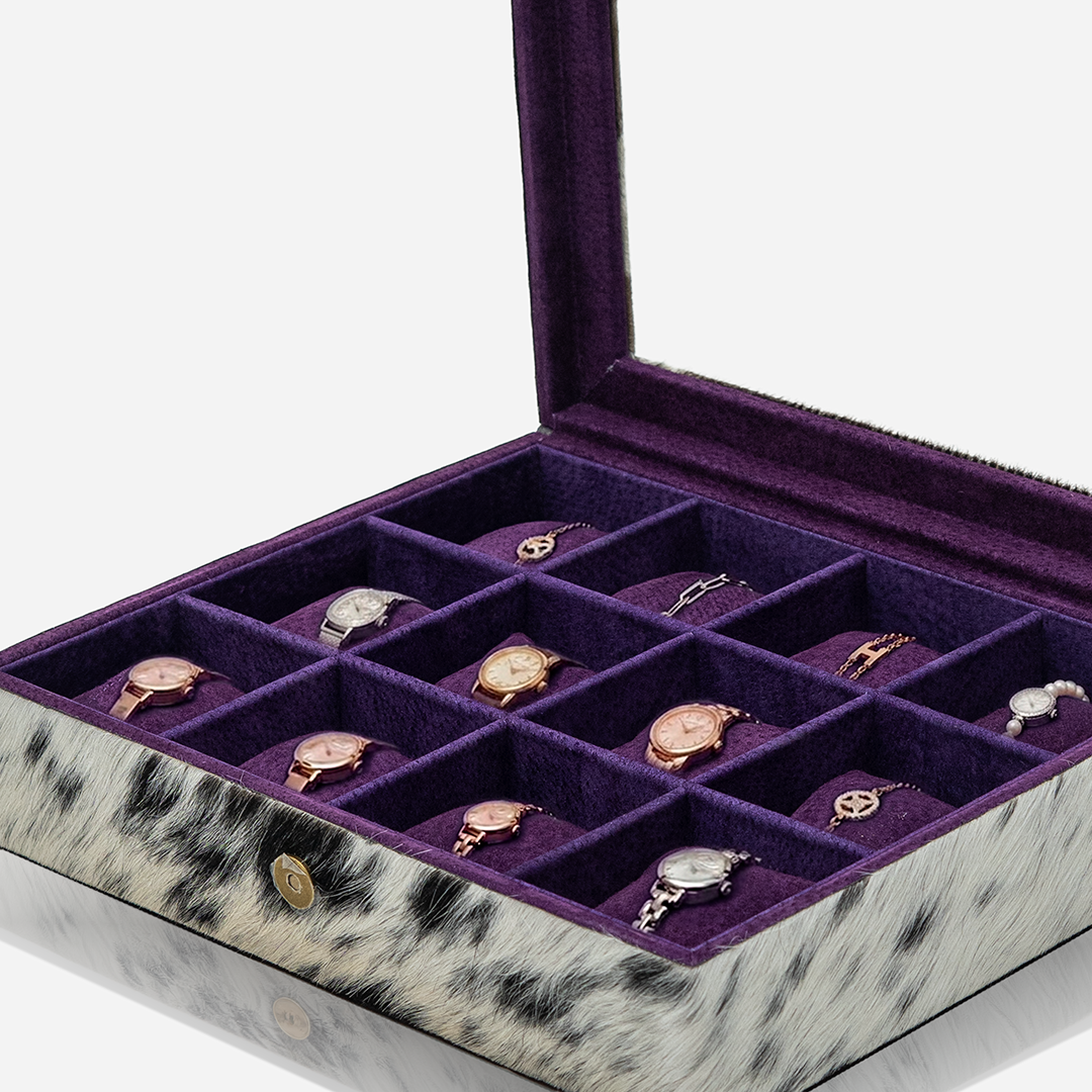 Caja Relojera Violet Cown