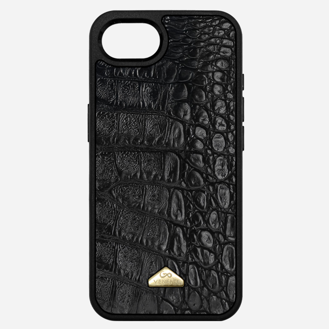 Funda iPhone 16e Billionaire Croc Black